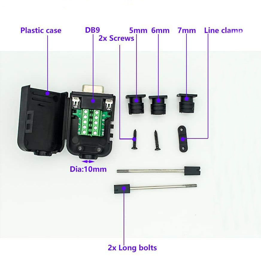 موصل كابل إشارة تحت الماء إلى DB9 UC 1083